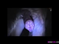 Dog orgasm after intense masturbation by slut